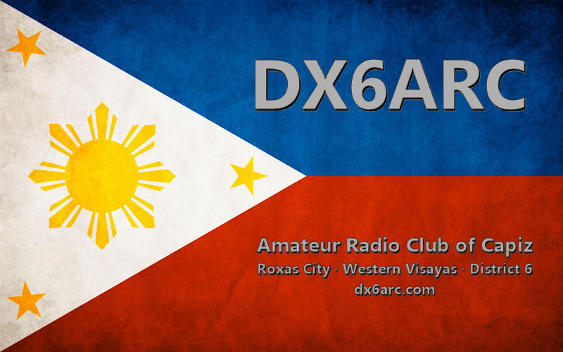 DX6ARC - Amateur Radio Club of Capiz - dx6arc.com